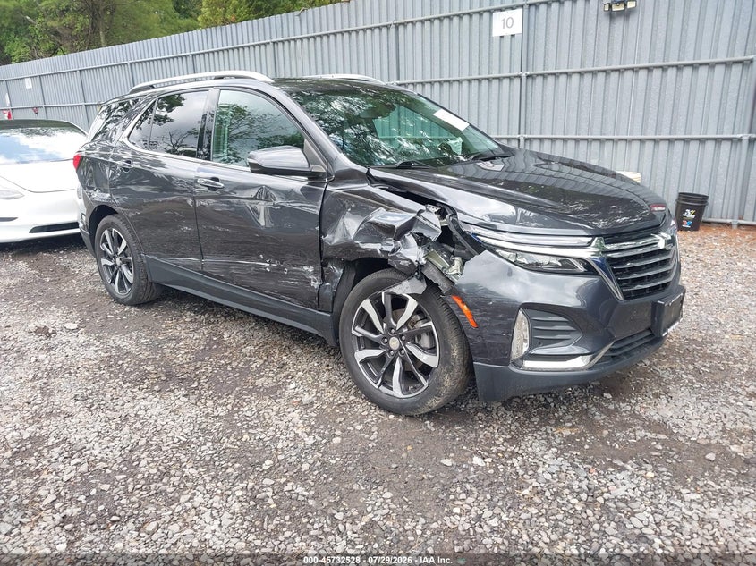 2022 Chevrolet Equinox VIN 3GNAXXEV4NS228040 — IAAI salvage auction photo