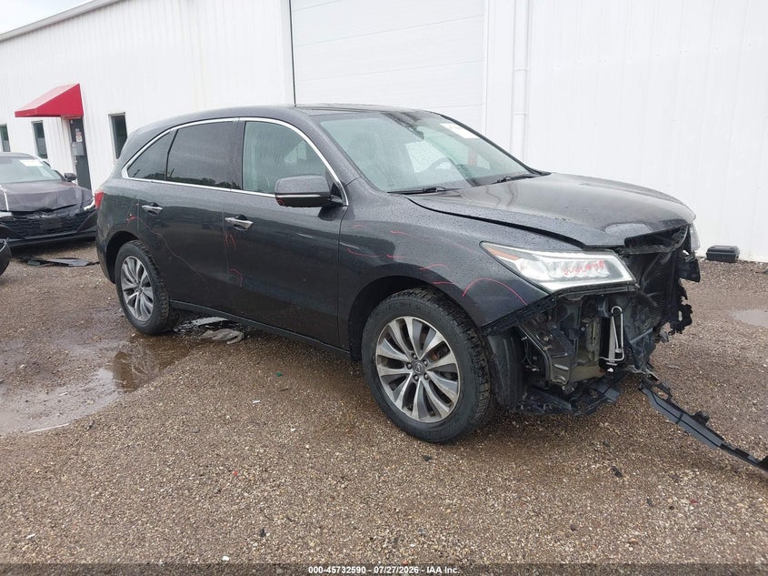 2014 Acura Mdx VIN 5FRYD4H47EB044591 IAAI salvage auction — FRONT END, Salvage (Illinois), sold $2,500 on 2026-09-11 (photo 1)