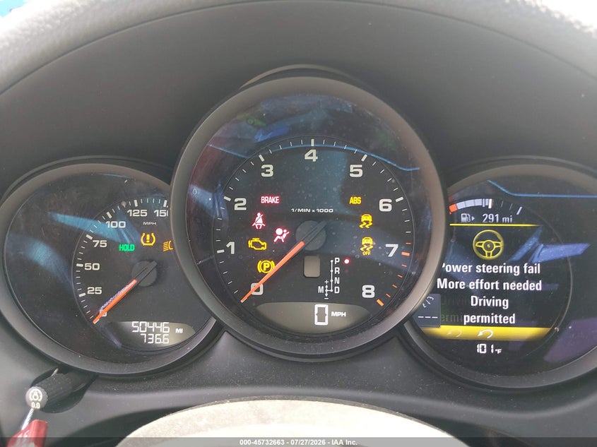 2018 Porsche Macan VIN WP1AA2A59JLB09191 IAAI salvage auction — RIGHT FRONT, Salvage Title, sold $6,800 on 2026-08-23 (photo 7)