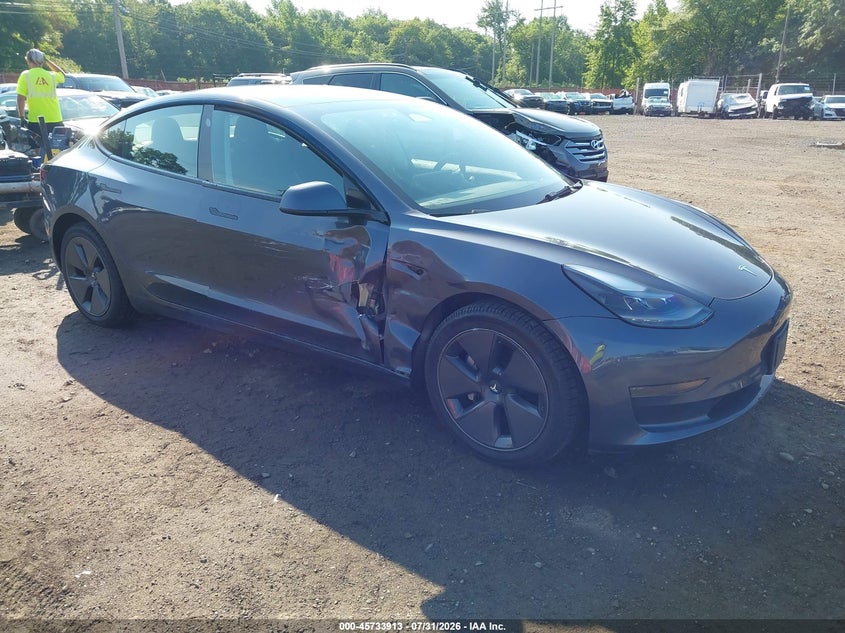2023 Tesla Model 3 VIN 5YJ3E1EA3PF638731 — IAAI salvage auction photo
