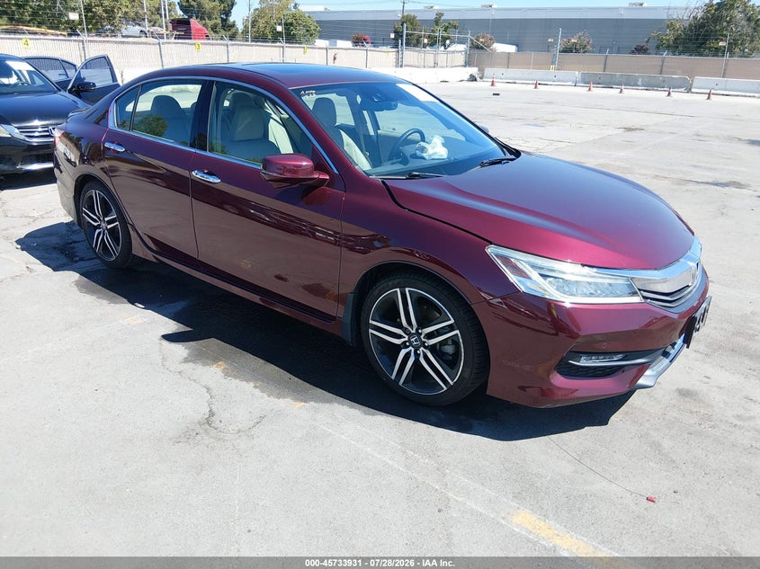 2017 Honda Accord VIN 1HGCR3F92HA035172 IAAI salvage auction — SIDE, Salvage (California), sold $5,300 on 2026-08-03 (photo 1)