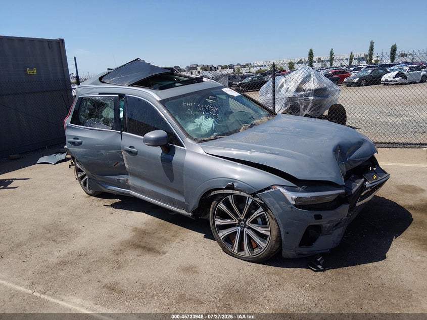 2023 Volvo Xc60 VIN YV4L12RA5P1368063 IAAI salvage auction — REAR END, Salvage Title, sold $1,725 on 2026-08-17 (photo 1)