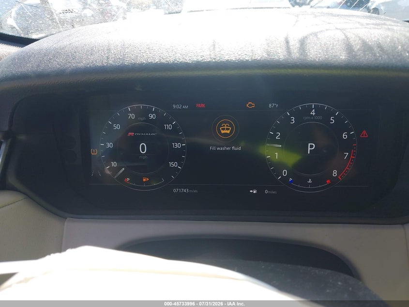 2020 Land rover Range rover velar VIN SALYK2EX5LA270749 IAAI salvage auction — VANDALISM, Salvage Title, sold $10,325 on 2026-09-09 (photo 7)