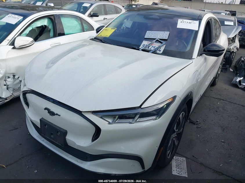 2022 Ford Mustang mach-e VIN 3FMTK3R73NMA19585 IAAI salvage auction — REAR END, Salvage Certificate (California), sold $11,500 on 2026-08-01 (photo 2)