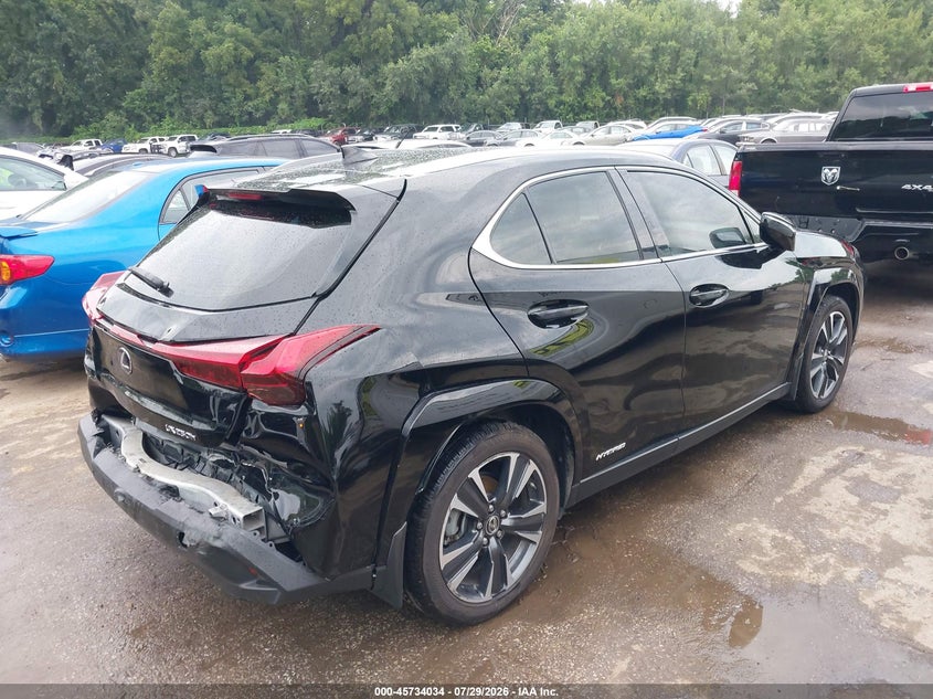 2022 Lexus Ux VIN JTHP9JBH0N2061503 IAAI salvage auction — REAR END, Wait Title, sold $12,575 on 2026-09-02 (photo 4)