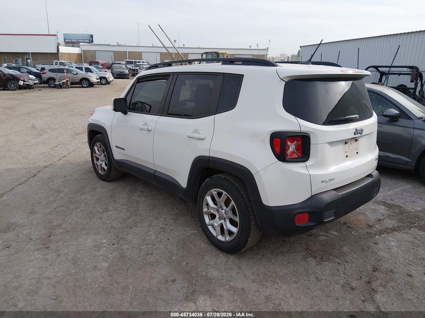 2017 Jeep Renegade VIN ZACCJABB2HPF03713 IAAI salvage auction — NORMAL WEAR, Clear - Public Restricted (Oklahoma), sold $1,700 on 2026-08-05 (photo 3)