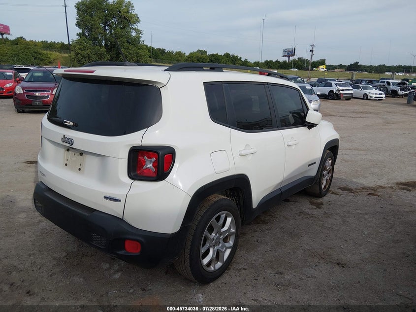 2017 Jeep Renegade VIN ZACCJABB2HPF03713 IAAI salvage auction — NORMAL WEAR, Clear - Public Restricted (Oklahoma), sold $1,700 on 2026-08-05 (photo 4)