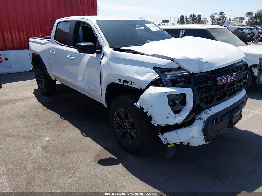 2025 Gmc Canyon VIN 1GTP1BEK7S1150041 IAAI salvage auction — RIGHT FRONT, Wait Title, sold $13,250 on 2026-08-25 (photo 1)