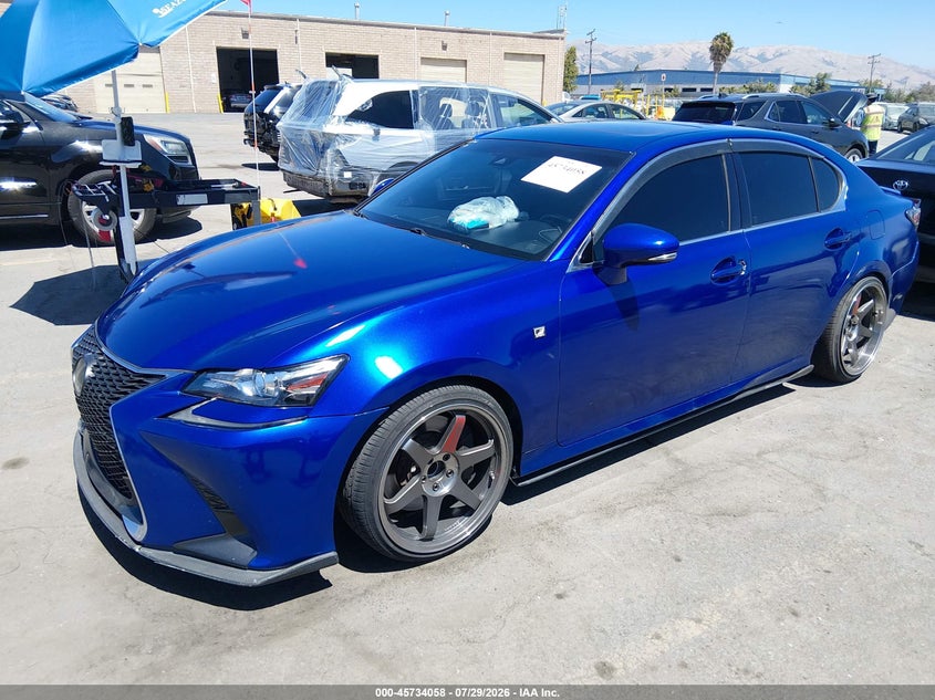 2016 Lexus Gs VIN JTHBZ1BL7GA001709 IAAI salvage auction — UNKNOWN, Salvage Title, sold $12,400 on 2026-08-17 (photo 2)