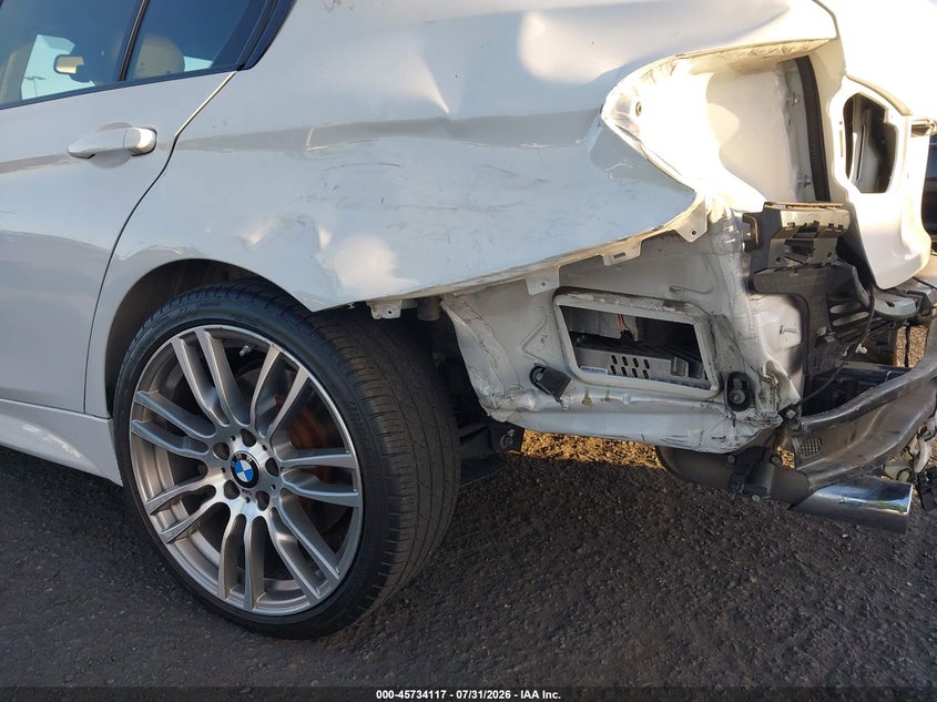 2016 BMW 3er VIN WBA8B3C5XGK383737 IAAI salvage auction — REAR END, Salvage Title, sold $10,100 on 2026-08-06 (photo 6)