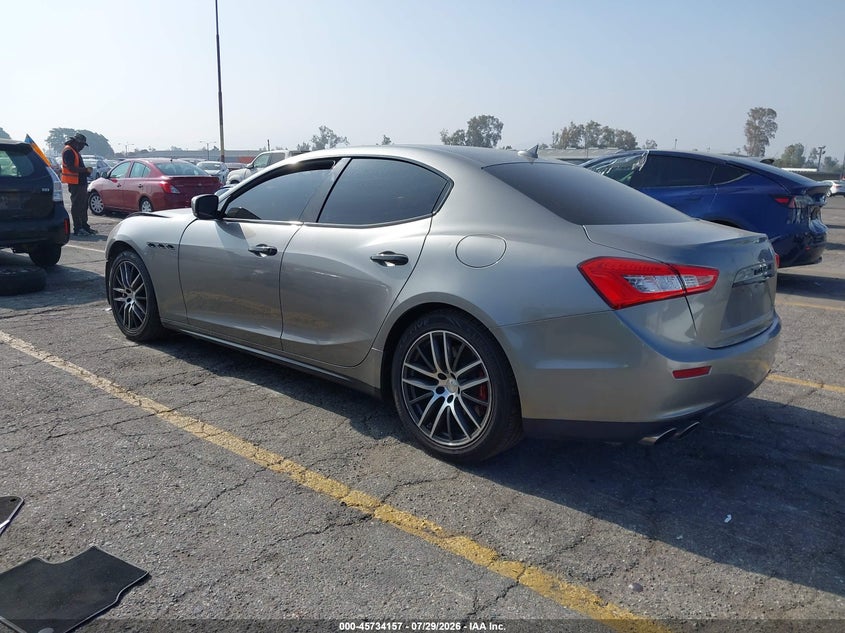 2014 Maserati Ghibli VIN ZAM57RTA6E1088429 IAAI salvage auction — FRONT END, Wait Title, sold $2,350 on 2026-08-20 (photo 3)