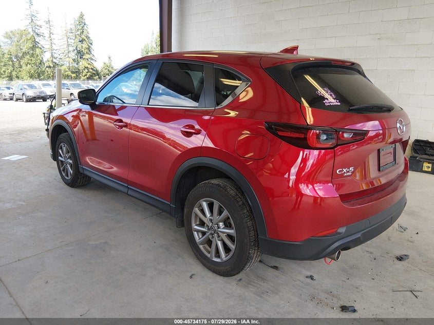 2023 Mazda Cx-5 VIN JM3KFBBM7P0148473 IAAI salvage auction — SIDE, Wait Title, sold $7,100 on 2026-09-07 (photo 3)