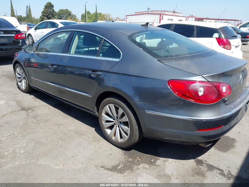 2011 Volkswagen Cc VIN WVWMP7ANXBE706561 IAAI salvage auction — NORMAL WEAR, Clear - Dealer Only (California), sold $275 on 2026-08-20 (photo 3)