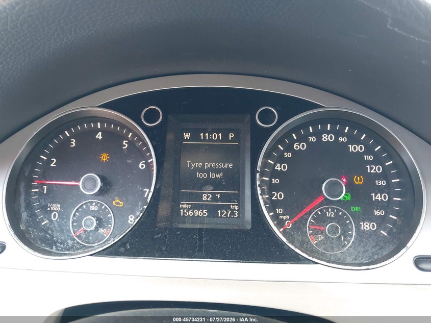 2011 Volkswagen Cc VIN WVWMP7ANXBE706561 IAAI salvage auction — NORMAL WEAR, Clear - Dealer Only (California), sold $275 on 2026-08-20 (photo 7)