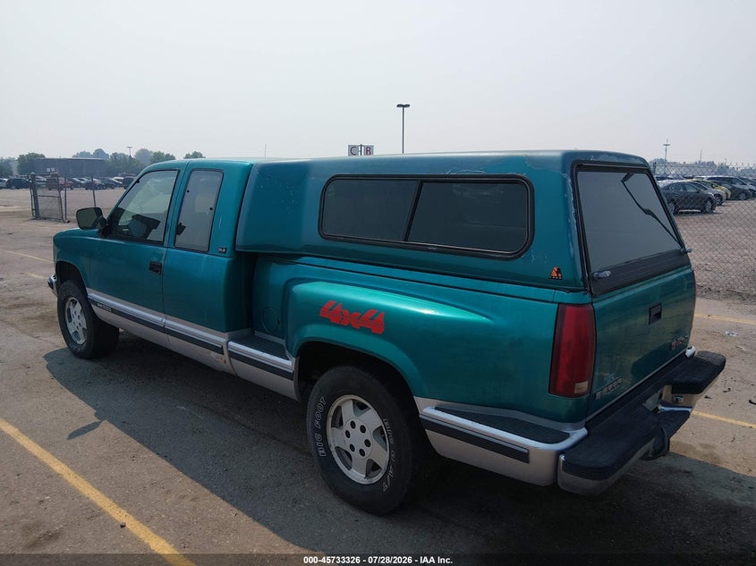 1993 Gmc SIERRA VIN 2GTEK19K6P1531390 IAAI salvage auction — ALL OVER, Clear (Idaho), sold $725 on 2026-07-31 (photo 3)