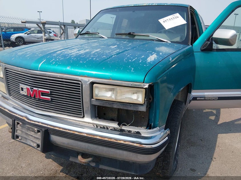 1993 Gmc SIERRA VIN 2GTEK19K6P1531390 IAAI salvage auction — ALL OVER, Clear (Idaho), sold $725 on 2026-07-31 (photo 6)