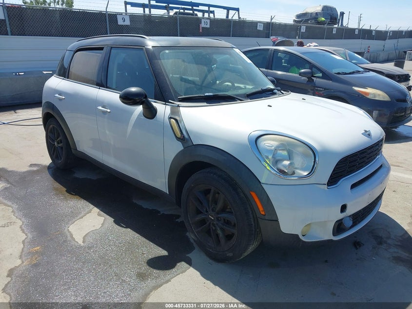 2012 Mini VIN WMWZC3C53CWM27940 IAAI salvage auction — LEFT SIDE, Salvage (California), sold $1,000 on 2026-08-05 (photo 1)