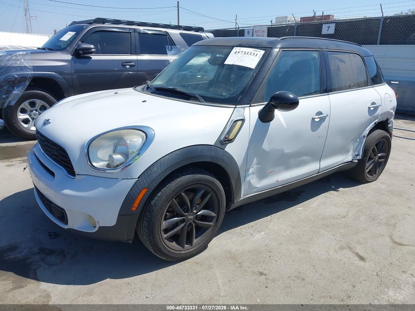 2012 Mini VIN WMWZC3C53CWM27940 IAAI salvage auction — LEFT SIDE, Salvage (California), sold $1,000 on 2026-08-05 (photo 2)
