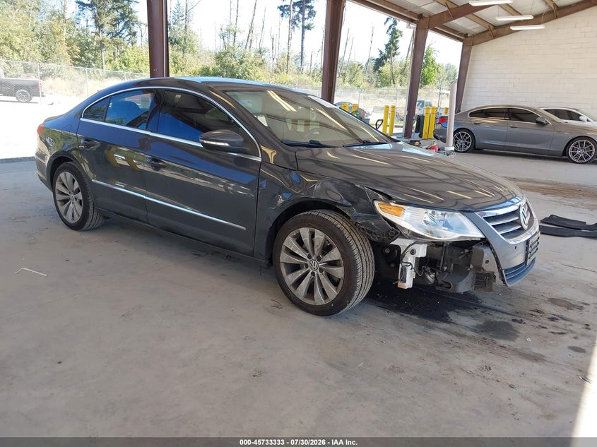 2012 Volkswagen Passat cc VIN WVWMP7AN2CE500412 IAAI salvage auction — FRONT END, Wait Title, sold $600 on 2026-08-12 (photo 1)