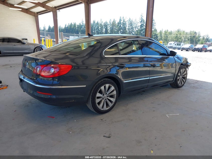 2012 Volkswagen Passat cc VIN WVWMP7AN2CE500412 IAAI salvage auction — FRONT END, Wait Title, sold $600 on 2026-08-12 (photo 4)