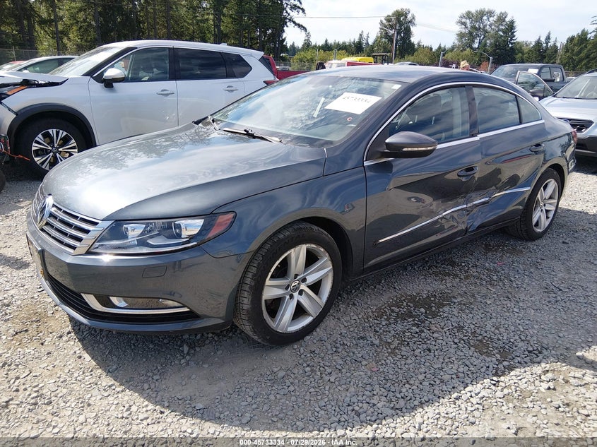 2013 Volkswagen Passat cc VIN WVWAP7AN7DE550131 IAAI salvage auction — LEFT SIDE, Salvage Title, sold $1,200 on 2026-08-19 (photo 2)