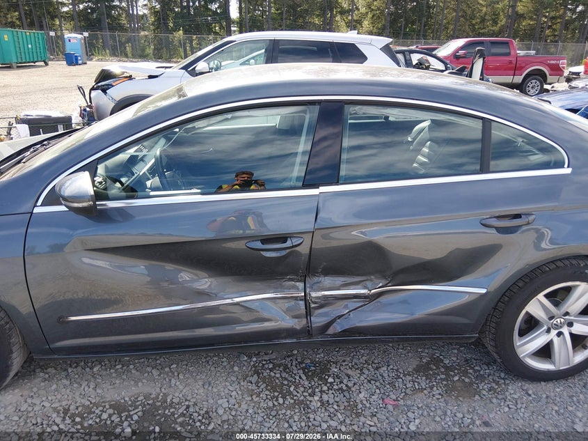 2013 Volkswagen Passat cc VIN WVWAP7AN7DE550131 IAAI salvage auction — LEFT SIDE, Salvage Title, sold $1,200 on 2026-08-19 (photo 6)