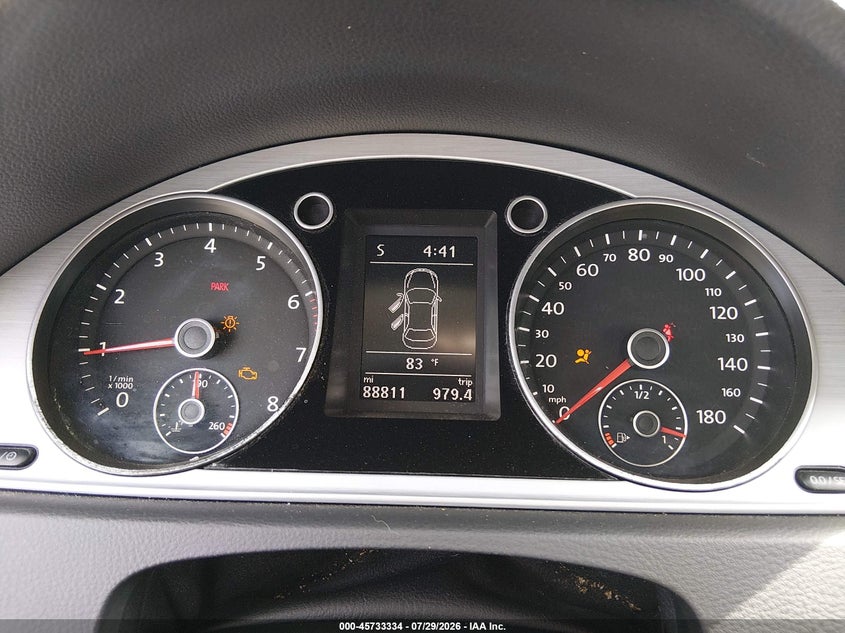 2013 Volkswagen Passat cc VIN WVWAP7AN7DE550131 IAAI salvage auction — LEFT SIDE, Salvage Title, sold $1,200 on 2026-08-19 (photo 7)