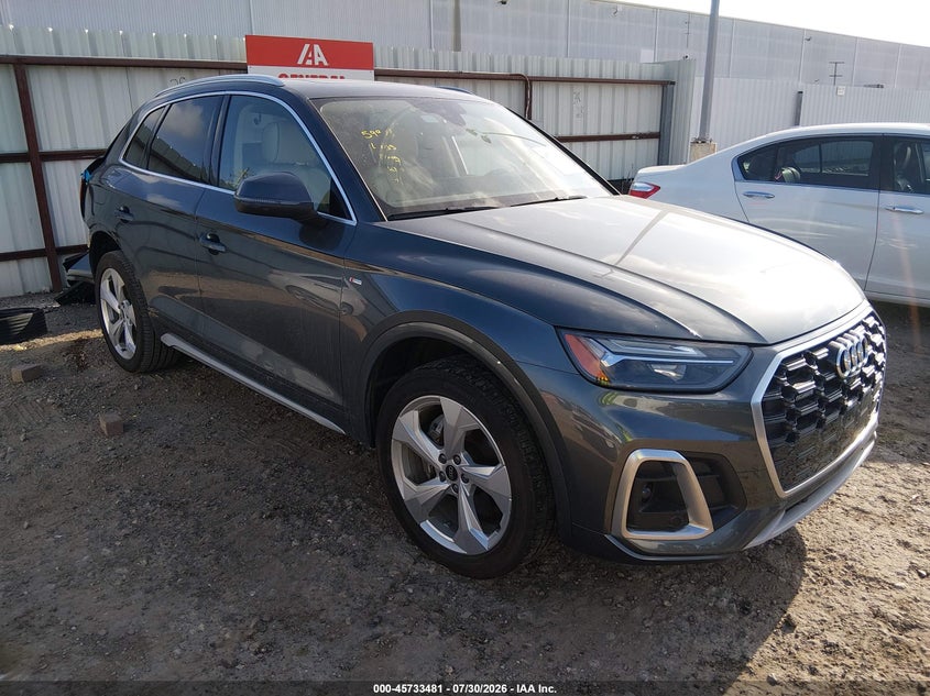 2023 Audi Q5 VIN WA1EAAFYXP2138000 — IAAI salvage auction photo