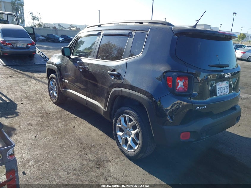 2016 Jeep Renegade VIN ZACCJBBT7GPD59086 IAAI salvage auction — RIGHT FRONT, Wait Title, sold $2,050 on 2026-08-14 (photo 3)