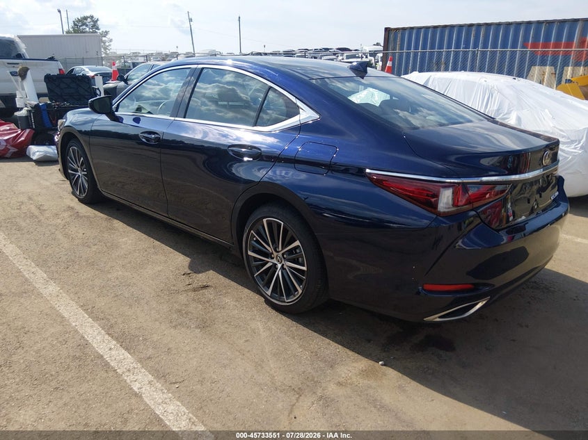 2025 Lexus ES VIN 58ADZ1B19SU219297 IAAI salvage auction — RIGHT FRONT, Salvage Title, sold $22,100 on 2026-09-17 (photo 3)
