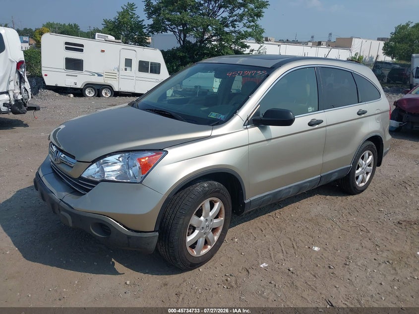 2007 Honda Cr-v VIN JHLRE48537C060138 IAAI salvage auction — NORMAL WEAR, Clear (Pennsylvania), sold $25 on 2026-07-31 (photo 2)