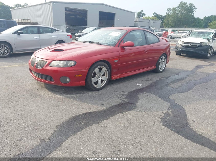 2006 Pontiac Gto VIN 6G2VX12U96L566762 IAAI salvage auction — NORMAL WEAR, Clear (Georgia), sold $10,650 on 2026-08-05 (photo 2)