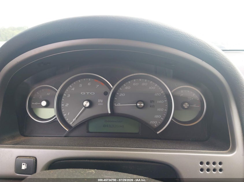 2006 Pontiac Gto VIN 6G2VX12U96L566762 IAAI salvage auction — NORMAL WEAR, Clear (Georgia), sold $10,650 on 2026-08-05 (photo 7)