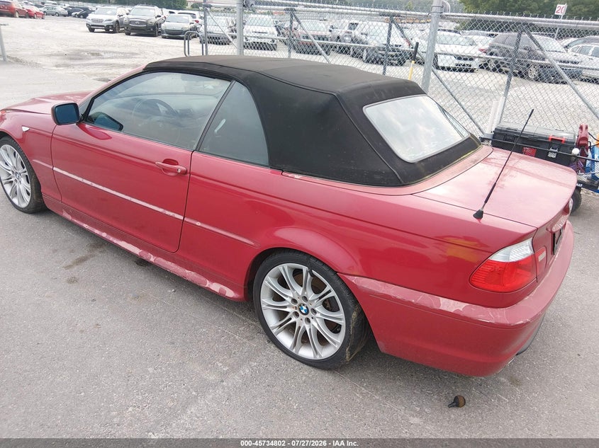2006 BMW 3 series VIN WBABW53426PZ40767 IAAI salvage auction — NORMAL WEAR, Clear (Georgia), sold $350 on 2026-08-05 (photo 3)