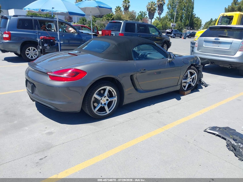 2013 Porsche Boxster VIN WP0CA2A85DS112538 IAAI salvage auction — RIGHT FRONT, Wait Title, sold $8,500 on 2026-08-23 (photo 4)