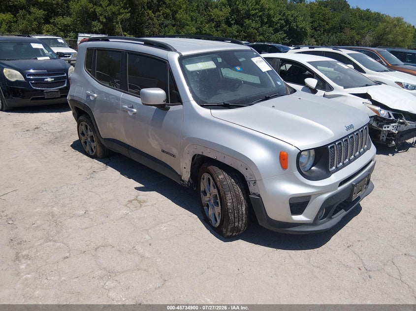 2019 Jeep Renegade VIN ZACNJABB9KPK61127 IAAI salvage auction — NORMAL WEAR, Original (Texas), sold $1,100 on 2026-08-17 (photo 1)