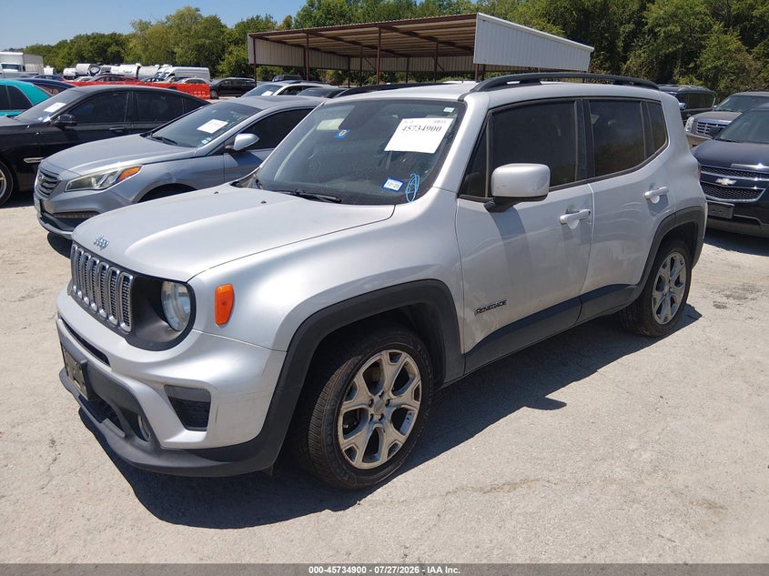 2019 Jeep Renegade VIN ZACNJABB9KPK61127 IAAI salvage auction — NORMAL WEAR, Original (Texas), sold $1,100 on 2026-08-17 (photo 2)