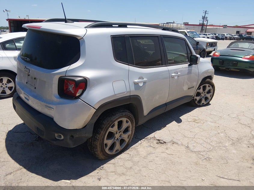 2019 Jeep Renegade VIN ZACNJABB9KPK61127 IAAI salvage auction — NORMAL WEAR, Original (Texas), sold $1,100 on 2026-08-17 (photo 4)