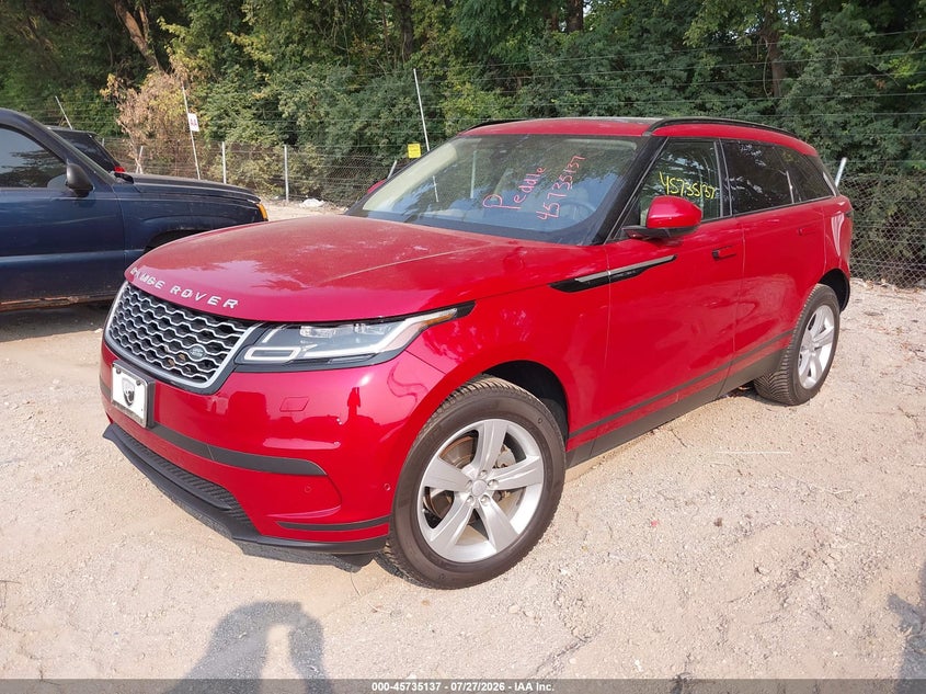 2018 Land rover Range rover velar VIN SALYB2RXXJA737476 IAAI salvage auction — NORMAL WEAR, Clear (Indiana), sold $10,350 on 2026-08-01 (photo 2)