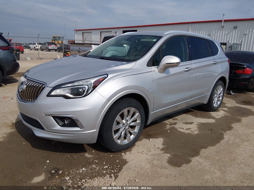 2017 Buick Envision VIN LRBFXBSA0HD236688 IAAI salvage auction — HAIL, Salvage (Kansas), sold $7,825 on 2026-08-21 (photo 2)