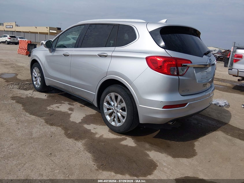 2017 Buick Envision VIN LRBFXBSA0HD236688 IAAI salvage auction — HAIL, Salvage (Kansas), sold $7,825 on 2026-08-21 (photo 3)