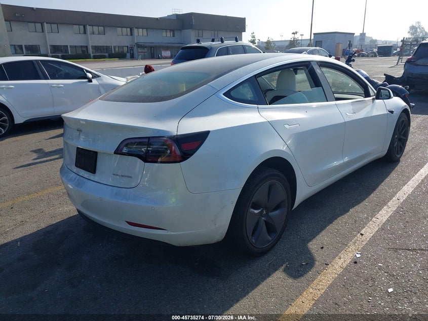 2020 Tesla Model 3 VIN 5YJ3E1EB9LF606885 IAAI salvage auction — LEFT FRONT, Wait Title, sold $4,700 on 2026-09-07 (photo 4)