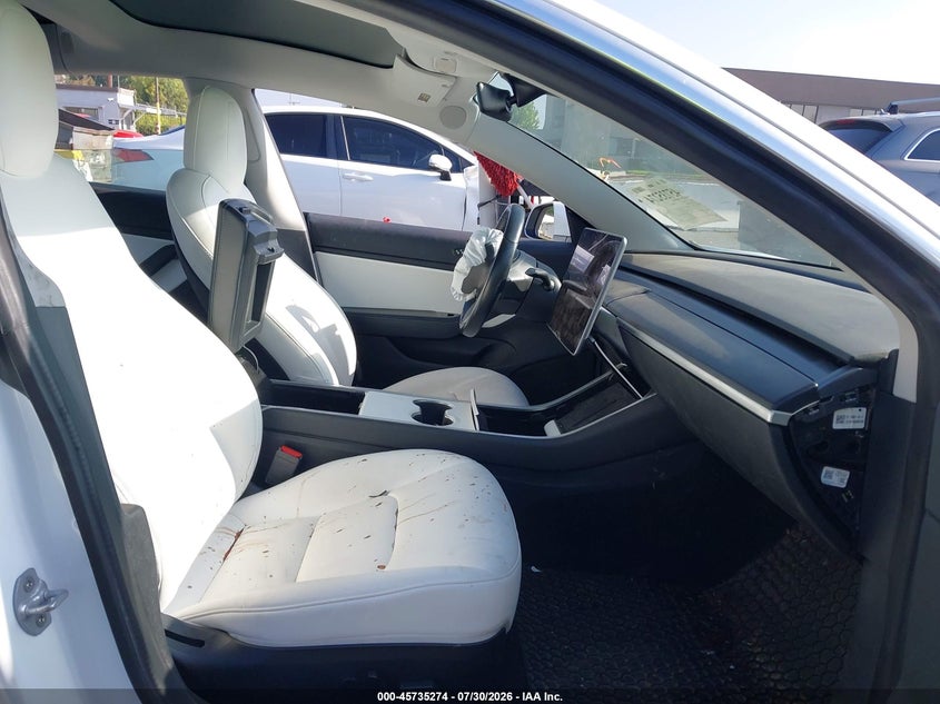 2020 Tesla Model 3 VIN 5YJ3E1EB9LF606885 IAAI salvage auction — LEFT FRONT, Wait Title, sold $4,700 on 2026-09-07 (photo 5)