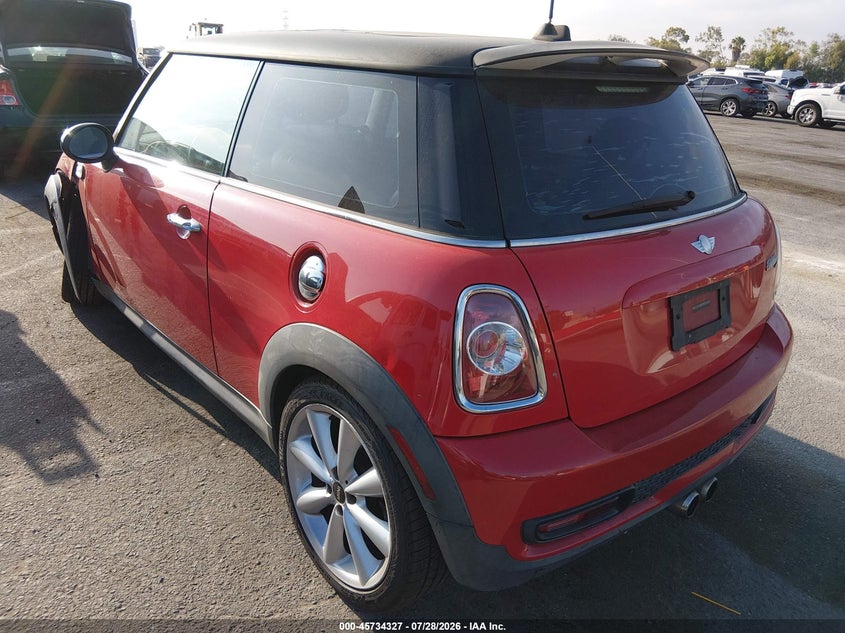 2011 Mini Cooper VIN WMWSV3C57BTY12123 IAAI salvage auction — FRONT END, Salvage (California), sold $850 on 2026-08-20 (photo 3)