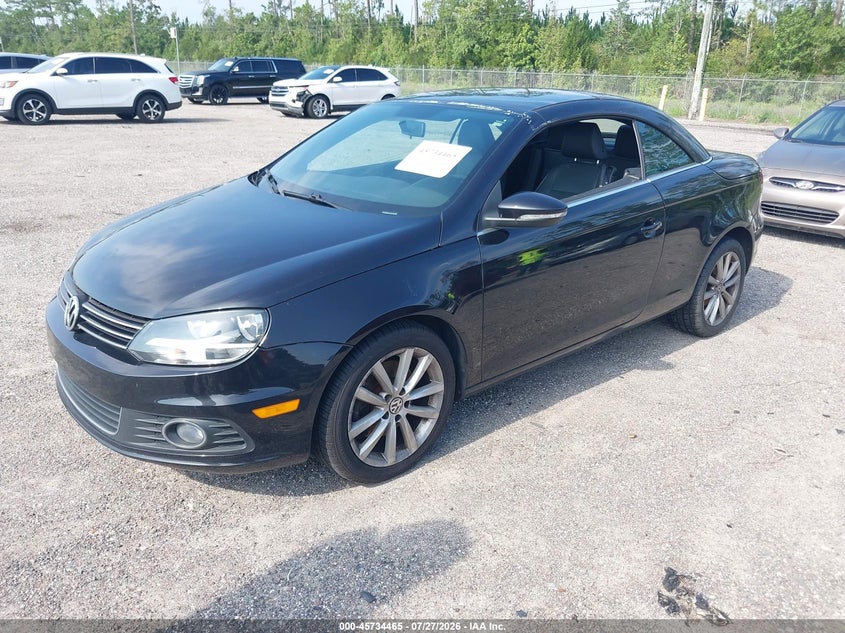 2014 Volkswagen Eos VIN WVWBW8AH1EV001596 IAAI salvage auction — NORMAL WEAR, Clear (Florida), sold $400 on 2026-08-04 (photo 2)