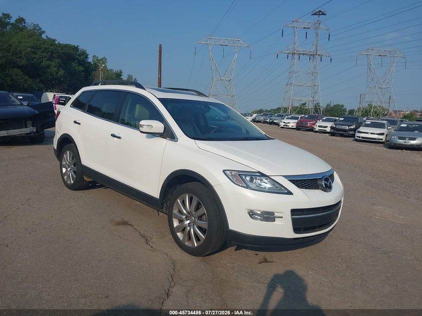 2009 Mazda Cx-9 VIN JM3TB38V090179248 IAAI salvage auction — NORMAL WEAR, Clear (Pennsylvania), sold $600 on 2026-07-31 (photo 1)