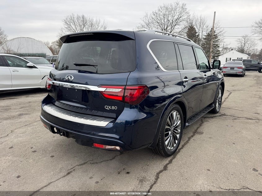 2019 Infiniti Qx80 VIN JN8AZ2NE5K9226385 IAAI salvage auction — UNKNOWN, Wait Title, sold $8,200 on 2026-08-26 (photo 4)