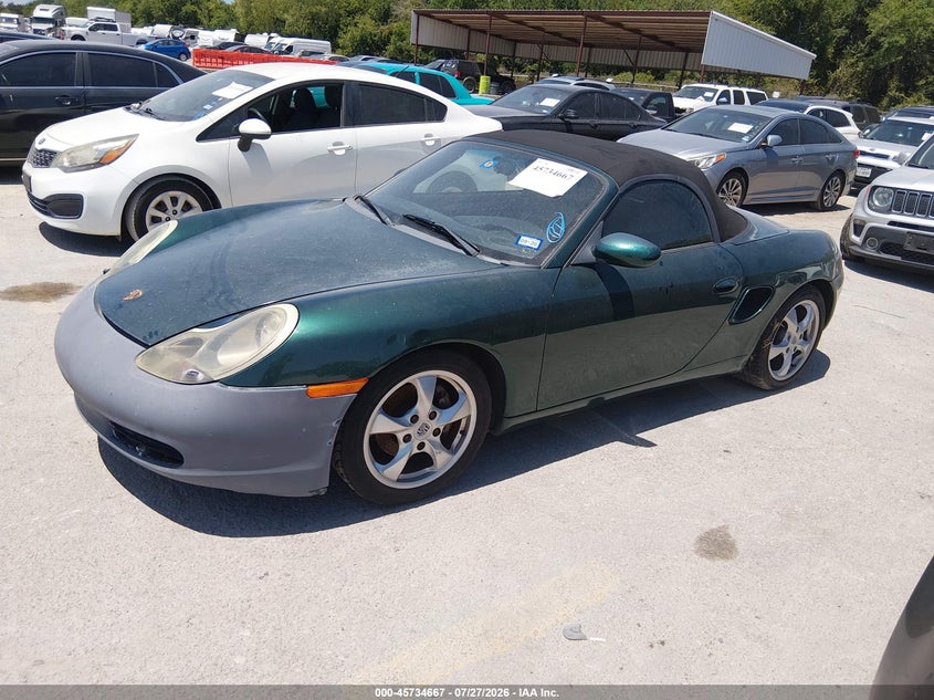 2001 Porsche Boxster VIN WP0CA29861U622871 IAAI salvage auction — NORMAL WEAR, Original (Texas), sold $375 on 2026-08-17 (photo 2)