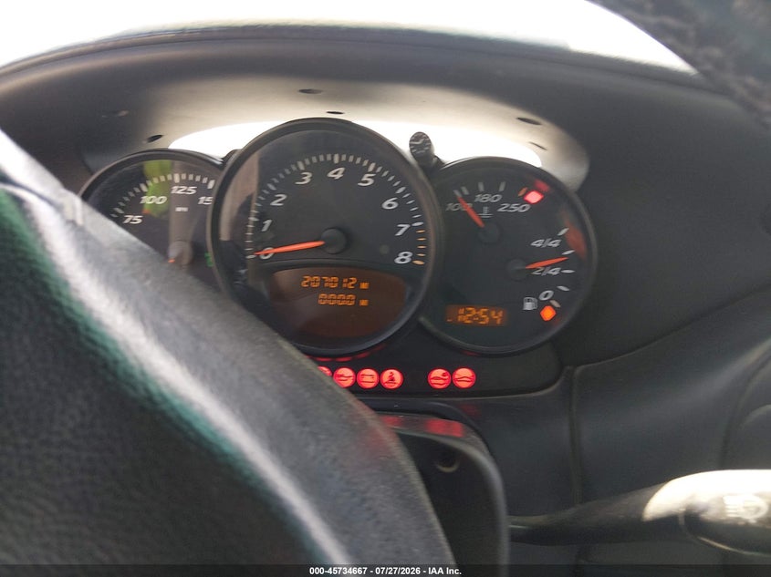 2001 Porsche Boxster VIN WP0CA29861U622871 IAAI salvage auction — NORMAL WEAR, Original (Texas), sold $375 on 2026-08-17 (photo 7)