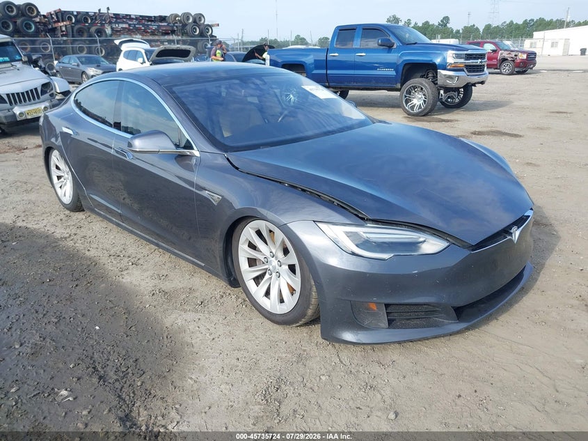 2016 Tesla Model s VIN 5YJSA1E12GF138325 IAAI salvage auction — MECHANICAL, Clear (South Carolina), sold $3,650 on 2026-07-31 (photo 1)